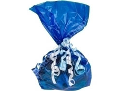 Blue Cellophane Bags